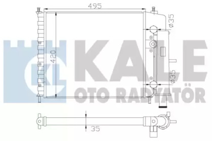 Теплообменник KALE OTO RADYATÖR 342270