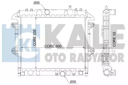 Теплообменник KALE OTO RADYATÖR 342335