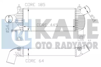 Теплообменник KALE OTO RADYATÖR 342355