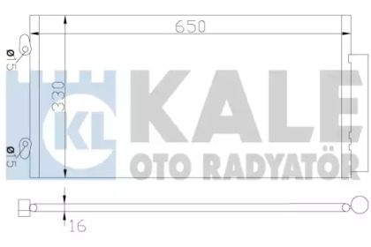 Конденсатор KALE OTO RADYATÖR 342455