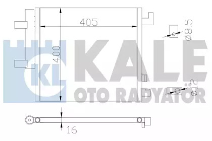 Конденсатор KALE OTO RADYATÖR 342515