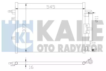 Конденсатор KALE OTO RADYATÖR 342585