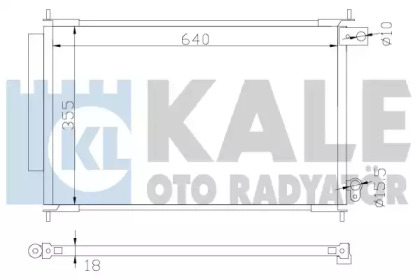 Конденсатор KALE OTO RADYATÖR 342610