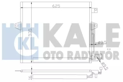 Конденсатор KALE OTO RADYATÖR 342630