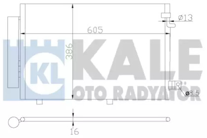 Конденсатор KALE OTO RADYATÖR 342890