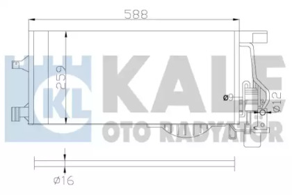 Конденсатор KALE OTO RADYATÖR 342895