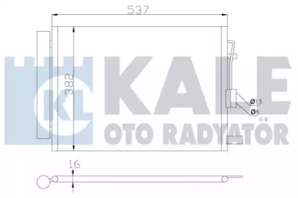 Конденсатор, кондиционер KALE OTO RADYATÖR 343020