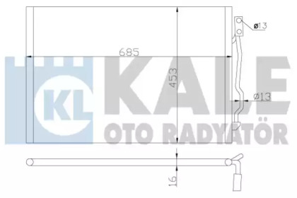 Конденсатор KALE OTO RADYATÖR 343050