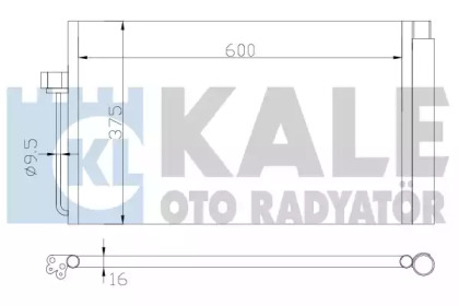 Конденсатор KALE OTO RADYATÖR 343070