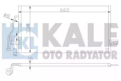 Конденсатор KALE OTO RADYATÖR 343155