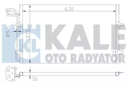 Конденсатор KALE OTO RADYATÖR 343180