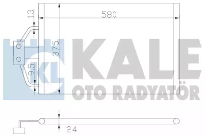 Конденсатор KALE OTO RADYATÖR 344320