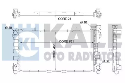 Теплообменник KALE OTO RADYATÖR 349400