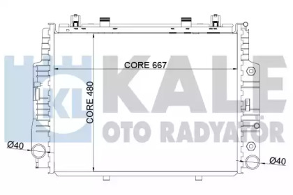 Теплообменник KALE OTO RADYATÖR 351300