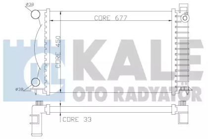 Теплообменник KALE OTO RADYATÖR 353100