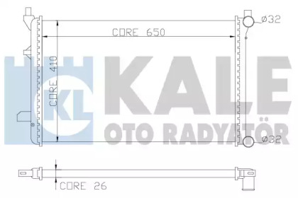 Теплообменник KALE OTO RADYATÖR 353300