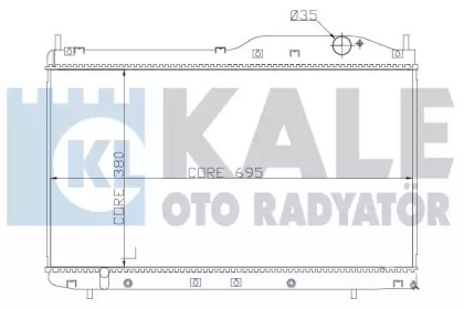 Теплообменник KALE OTO RADYATÖR 355300