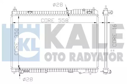 Теплообменник KALE OTO RADYATÖR 356000