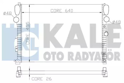 Теплообменник KALE OTO RADYATÖR 360800