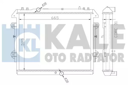 Теплообменник KALE OTO RADYATÖR 366500