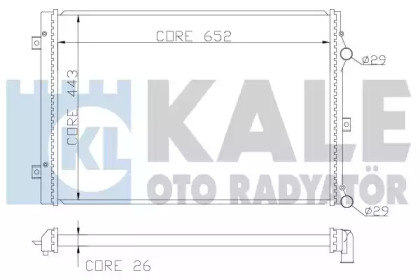 Теплообменник KALE OTO RADYATÖR 367600