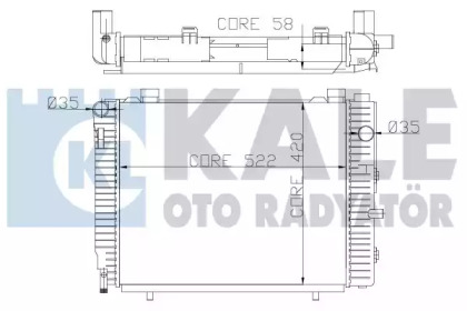 Теплообменник KALE OTO RADYATÖR 370300