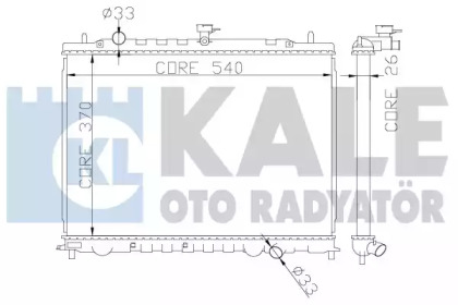 Теплообменник KALE OTO RADYATÖR 374300