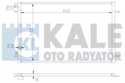 Конденсатор KALE OTO RADYATÖR 375300