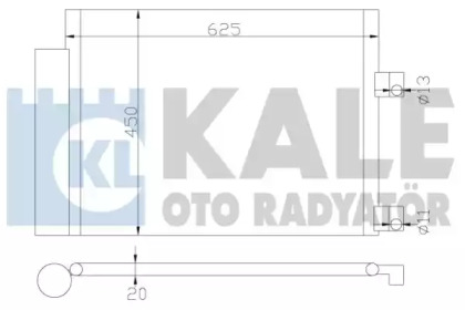 Конденсатор KALE OTO RADYATÖR 377300