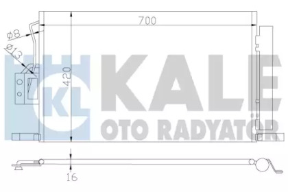 Конденсатор KALE OTO RADYATÖR 379300