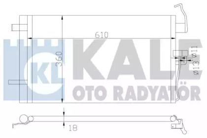 Конденсатор KALE OTO RADYATÖR 379400