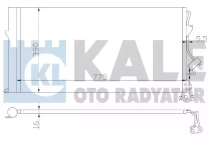 Конденсатор KALE OTO RADYATÖR 382100