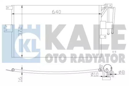 Конденсатор KALE OTO RADYATÖR 382300