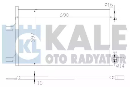 Конденсатор KALE OTO RADYATÖR 385300