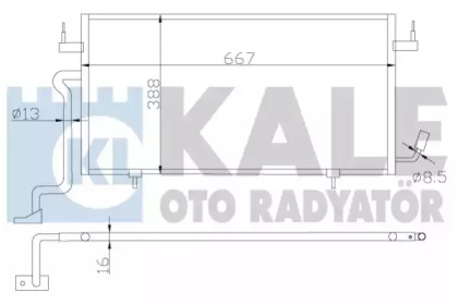 Конденсатор KALE OTO RADYATÖR 385500