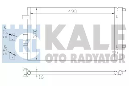 Конденсатор, кондиционер KALE OTO RADYATÖR 386500