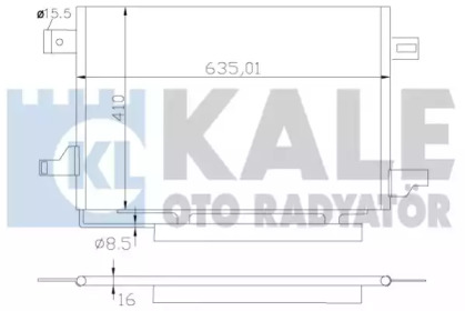 Конденсатор KALE OTO RADYATÖR 387900