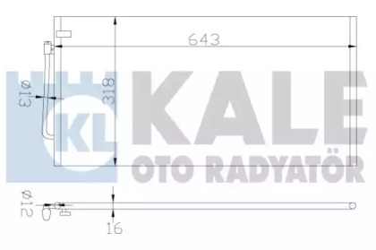 Конденсатор KALE OTO RADYATÖR 388400