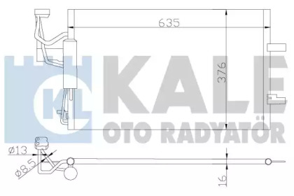 Конденсатор KALE OTO RADYATÖR 392200