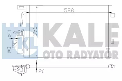 Конденсатор KALE OTO RADYATÖR 393700