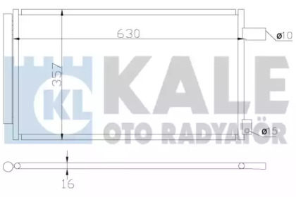 Конденсатор KALE OTO RADYATÖR 393900