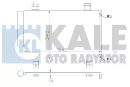 Конденсатор KALE OTO RADYATÖR 394000