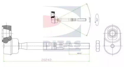 Шарнир DITAS A2-5407