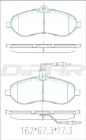 Комплект тормозных колодок DITAS DFB2934