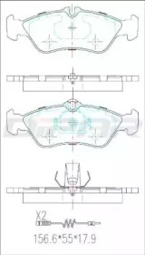 Комплект тормозных колодок DITAS DFB2941