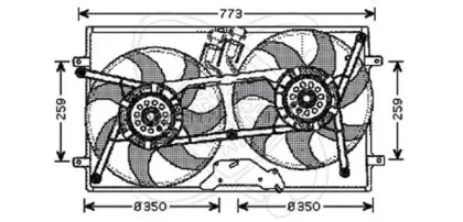 Вентилятор ELECTRO AUTO 32VB014