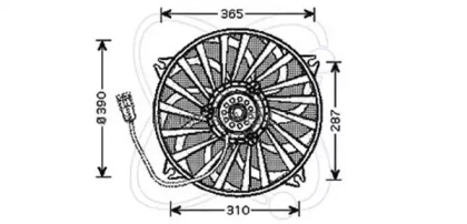 Вентилятор ELECTRO AUTO 32VC004