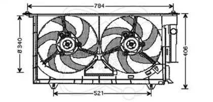 Вентилятор ELECTRO AUTO 32VC011