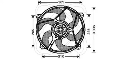 Вентилятор ELECTRO AUTO 32VC012