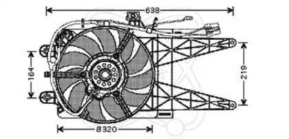 Вентилятор ELECTRO AUTO 32VF002